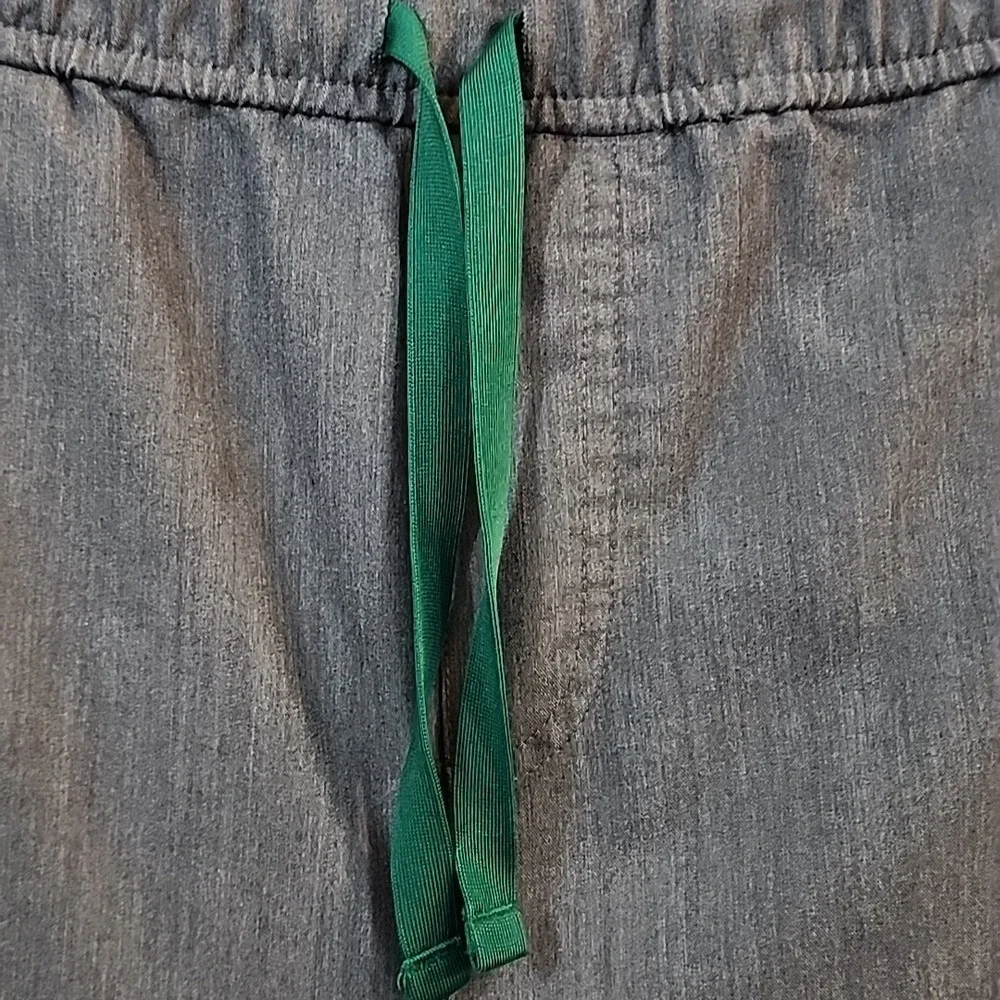 FIGS Technical Collection Jogger Scrub Pants Men's XXL‎ Charcoal Gray Drawstring